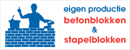 Eigen productie (stapel)blokken